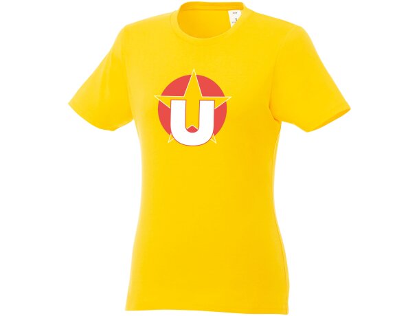Camiseta de manga corta para mujer ”Heros” con logo
