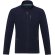 Chaqueta polar reciclada GRS con cremallera hombre Amber Azul marino detalle 12