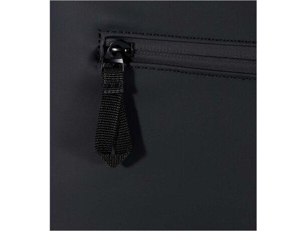Mochila Resi Plus enrollable 15 pulgadas con materiales GRS Negro intenso detalle 5
