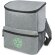 Mochila isotérmica con bolsillo frontal y de malla lateral poliéster Excursion Gris mezcla detalle 1