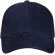Gorra de pana reciclada Hutton con cierre ajustable Azul marino detalle 5