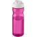 H2O Active® Base Bidón deportivo con Tapa Flip de 650 ml Magenta/blanco