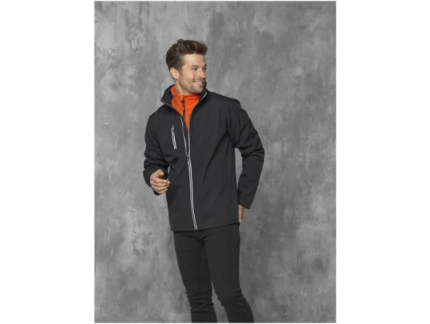 Chaqueta softshell Orion para hombre en poliéster elástico Azul marino detalle 23