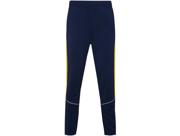 Chándal unisex Evans Roly con cremallera y diseño bicolor Azul marino/amarillo detalle 31