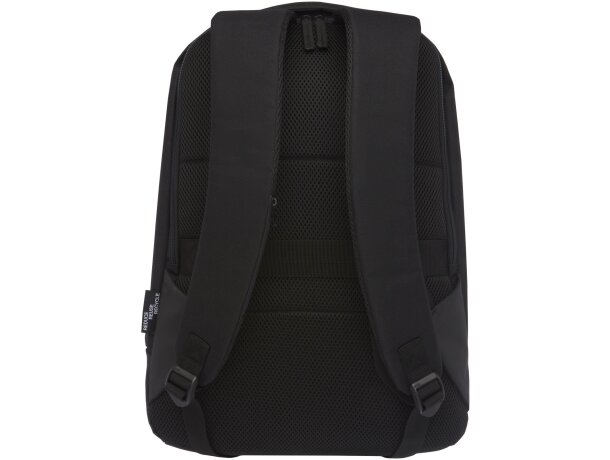 Mochila para ordenador de 15 con puerto usb poliéster reciclado grs Negro intenso detalle 9