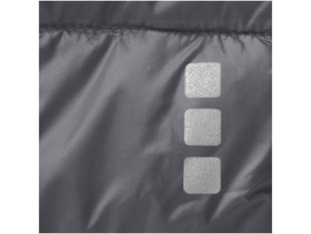 Chaqueta ligera plumón natural hombre Scotia Gris acero detalle 26