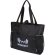 Bolsa tote Nomad 18L yoga poliéster reciclado certificado GRS Negro intenso detalle 1