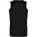 Camiseta deportiva sin mangas infantil Andre de Roly Negro intenso detalle 2