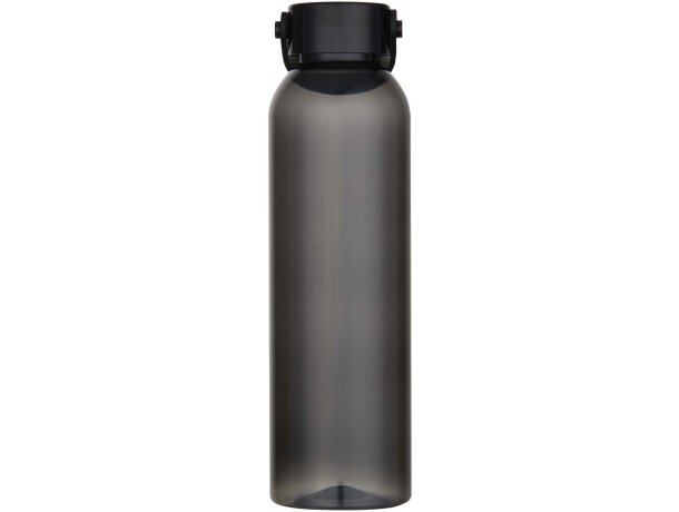 Botella Alti 630ml de plástico reciclado con asa de silicona Negro intenso detalle 2