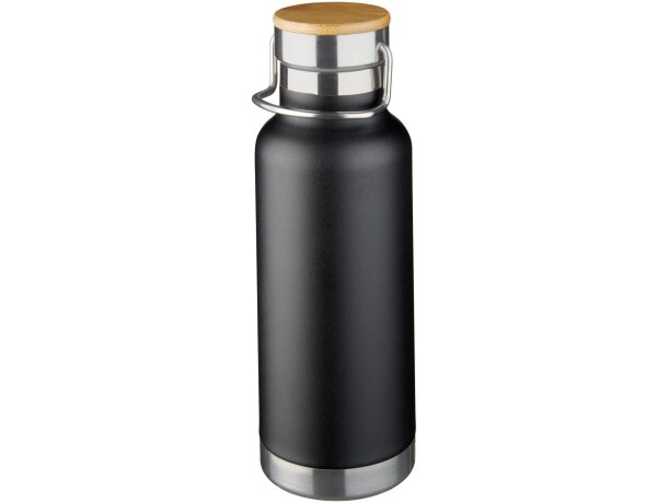 Botella isotérmica Thor 480ml con aislamiento de cobre Negro intenso detalle 4