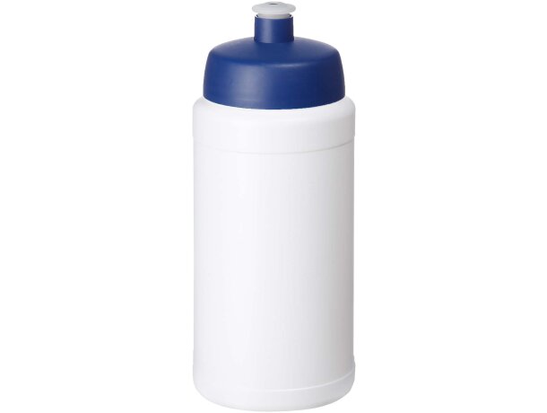 Bidón deportivo Baseline Rise 500ml con relieve moldeable Blanco/azul detalle 16