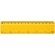 Regla de plástico Renzo 15 cm con doble escala personalizable Amarillo detalle 17
