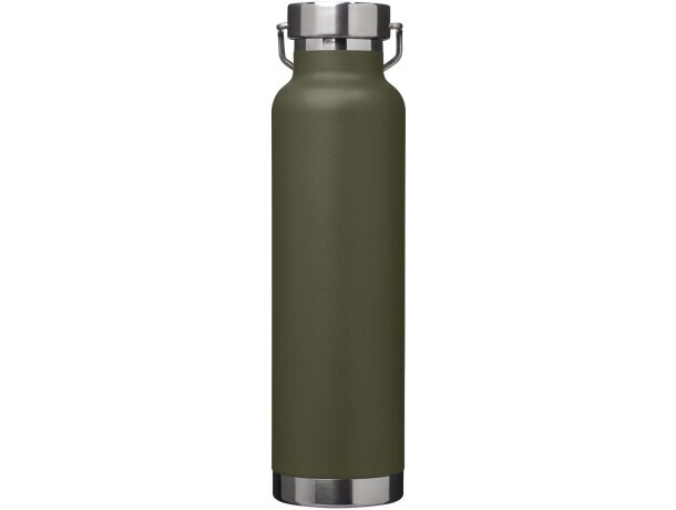 Botella Thor 650ml acero inoxidable reciclado certificado RCS Verde bosque detalle 38