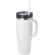 Vaso térmico con pajita Melbourne 1200ml acero reciclado Blanco