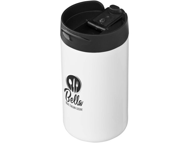 Vaso térmico 250ml acero inoxidable reciclado Mojave RCS Blanco detalle 1