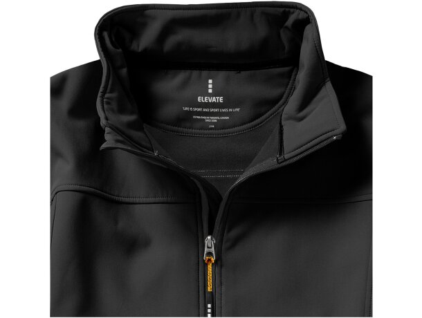 Chaqueta softshell de hombre Langley impermeable transpirable Antracita detalle 33