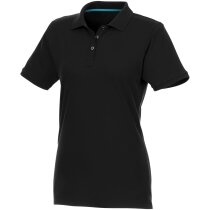 Polo de manga corta de material reciclado orgánico GRS para mujer Beryl personalizada Polo de manga corta de material reciclado orgánico GRS para mujer Beryl personalizada