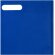 Bolsa tote EcoSeal de poliéster reciclado con certificado GRS Azul real detalle 16