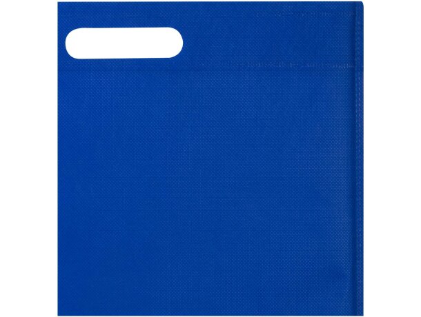Bolsa tote EcoSeal de poliéster reciclado con certificado GRS Azul real detalle 16