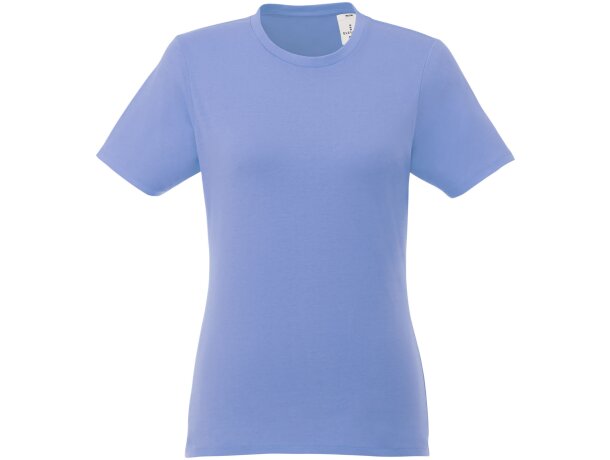 Camiseta de manga corta para mujer ”Heros” Azul claro detalle 32
