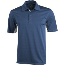 Polo de manga corta "prescott" personalizado azul medio Polo de manga corta "prescott" personalizado azul medio