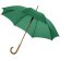 Paraguas con mango curvo de 23" verde