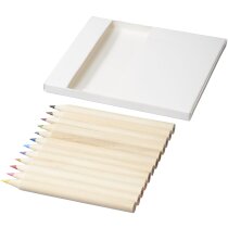 Set de 22 lápices de colores y tarjetas para colorear Doris Set de 22 lápices de colores y tarjetas para colorear Doris