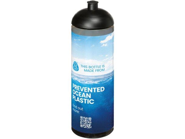 Bidón deportivo H2O Active Eco Vibe 850ml plástico oceánico Carbón/negro intenso detalle 1
