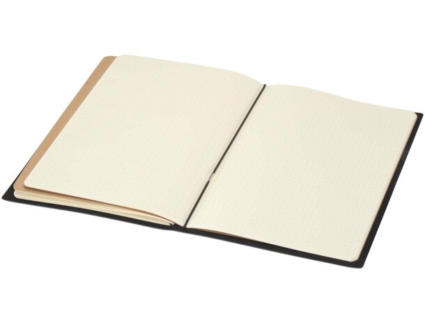Libreta recargable A5 Slyk con cubierta de plástico reciclado Gris detalle 4