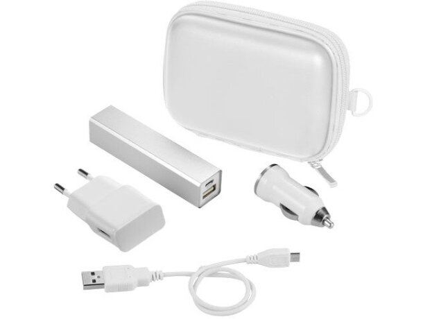 Kit de batería externa de 2200 mah personalizada blanca Kit de batería externa de 2200 mah personalizada blanca