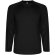 Camiseta deportiva infantil Montecarlo Roly de manga larga Negro intenso
