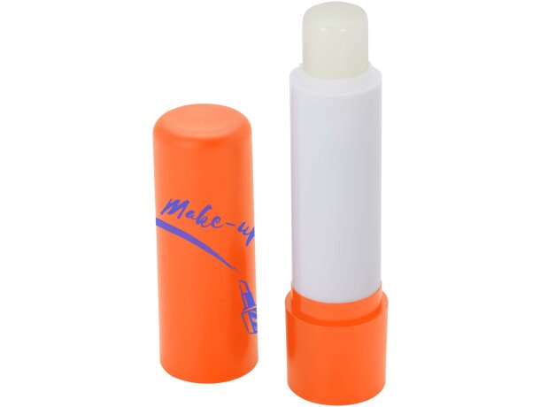 Bálsamo labial Eden vainilla en plástico reciclado con UV Naranja detalle 21