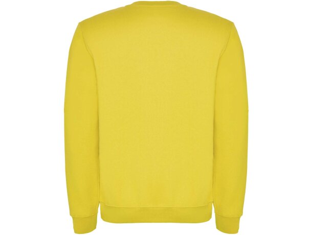 Sudadera cuello redondo infantil Roly Clasica 280 g/m² Amarillo detalle 5