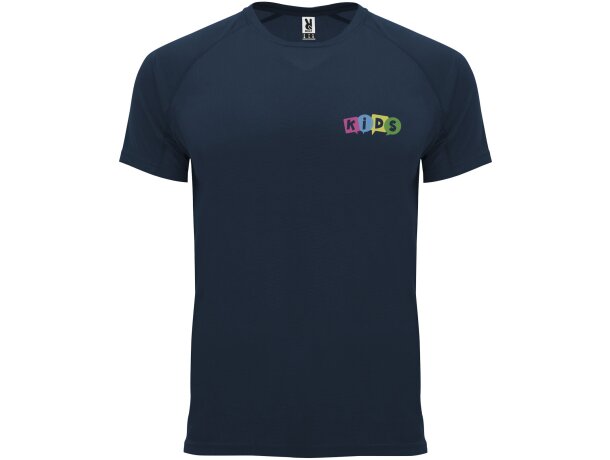 Camiseta deportiva infantil Bahrain Roly Azul marino detalle 46