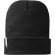 Gorro de Polylana® Hale Negro intenso detalle 16