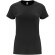 Camiseta manga corta mujer Capri Roly 100% algodón 170 g/m² Negro intenso