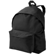 Mochila amplia de diseño clásico negro intenso Mochila amplia de diseño clásico negro intenso