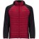 Chaqueta híbrida acolchada unisex Minsk de Roly con capucha Rojo/negro intenso detalle 14