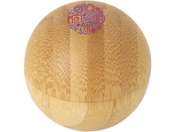 Bálsamo labial Esme bambú natural con SPF15 aroma vainilla Madera detalle 1