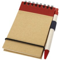Bloc de notas con bolígrafo y goma personalizada blanco roto Bloc de notas con bolígrafo y goma personalizada blanco roto