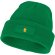 Gorro de lana con parche Boreas Verde helecho detalle 46