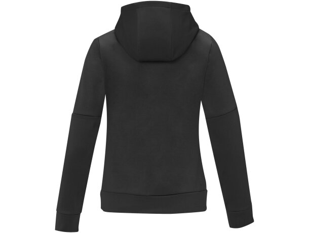 Sudadera anorak con capucha Sayan para mujer Negro intenso detalle 18