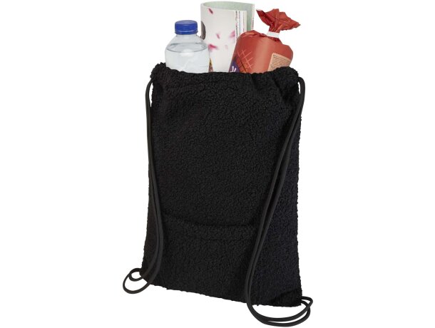 Mochila de cuerdas Bear 9l en sherpa reciclado certificado grs Negro intenso detalle 8