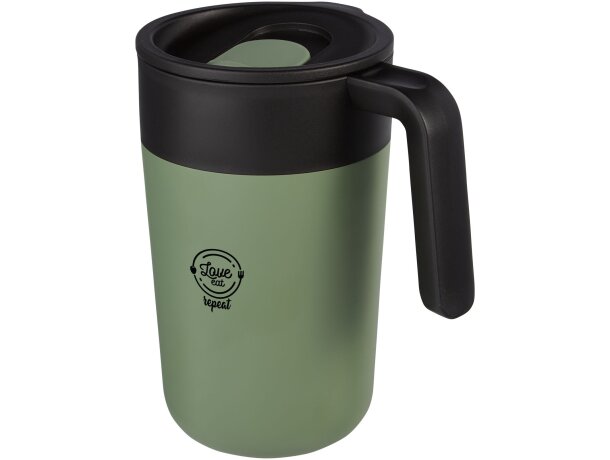 Taza térmica Nordia con doble pared reciclada de 400ml detalle 21