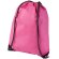 mochila saco clasica con cuerdas y esquinas reforzadas fucsia