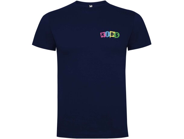 Camiseta manga corta infantil Dogo Premium Roly en algodón Azul marino detalle 21