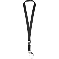 Lanyard con hebilla separable y enganche para móvil Sagan personalizado