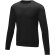 Jersey de cuello redondo para hombre Zenon afelpado Negro intenso