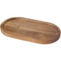 Bandeja de acacia Edge con veteado natural
