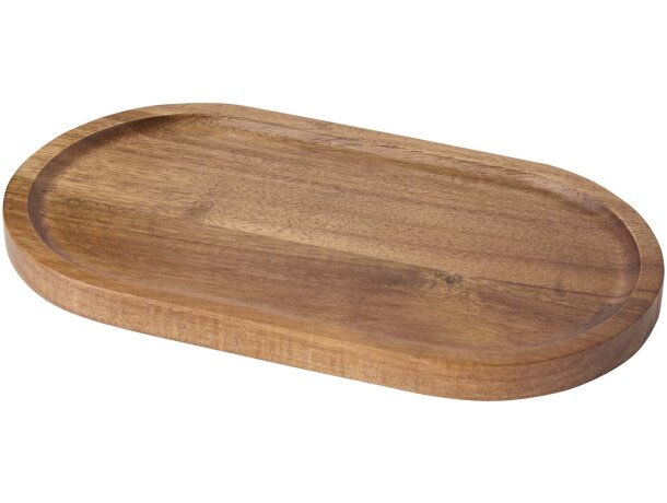 Bandeja de madera de acacia Edge para servir Madera detalle 4